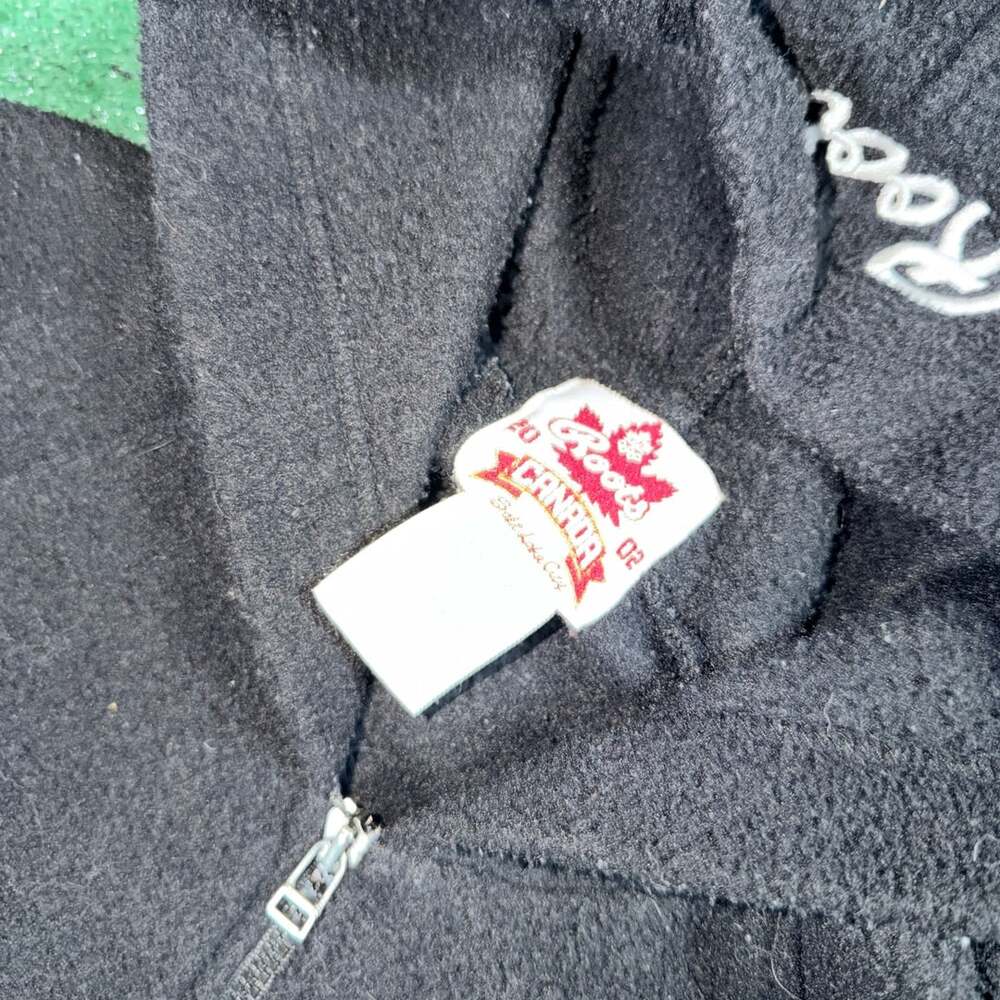 Vintage Roots 2002 Salt Lake City Team Canada Fleece Hoodie Size XL - Picture 3 of 6